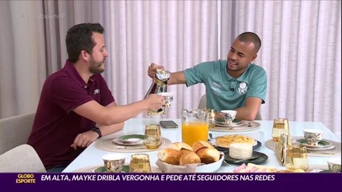 Amante da roça e de café, Mayke vence timidez para viver auge da carreira no Palmeiras