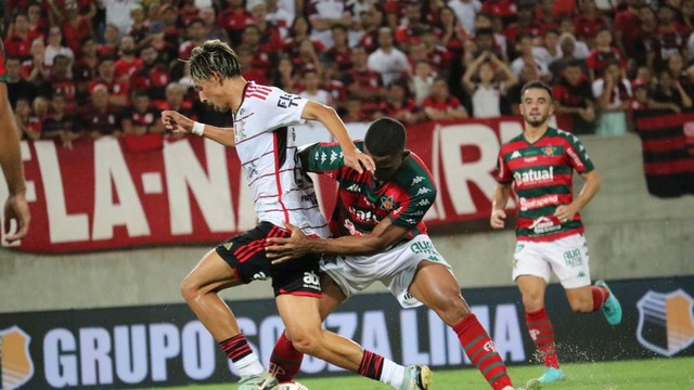 Werton em Portuguesa x Flamengo