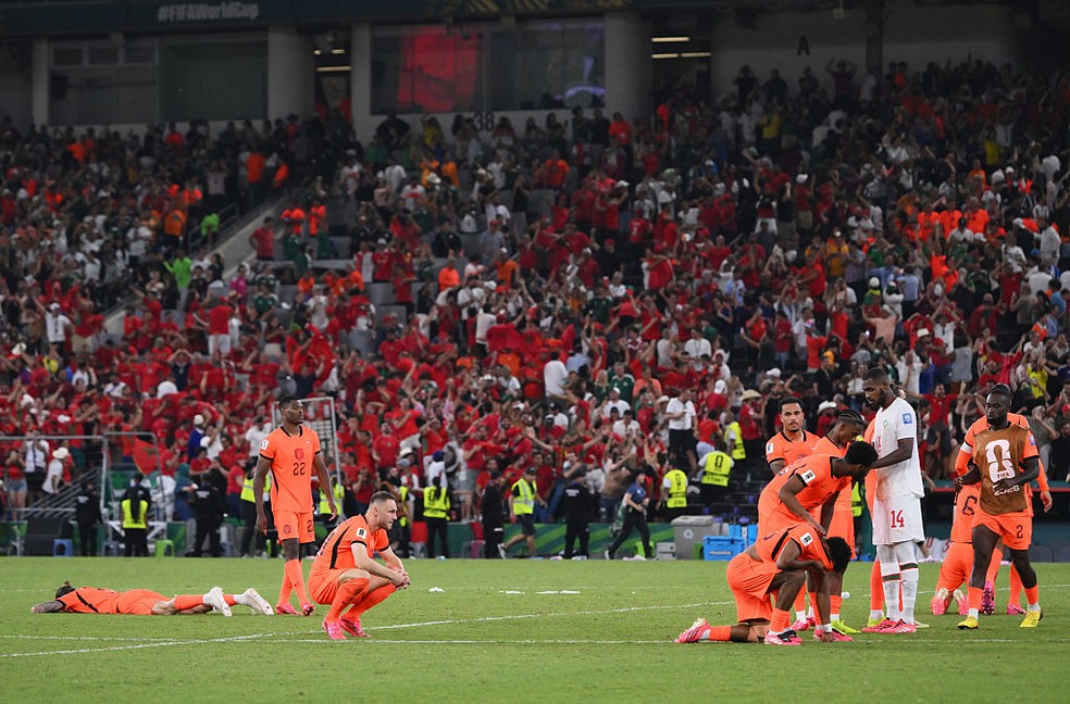 Holanda eliminada para Marrocos nos pênaltis — Foto: David Ramos/Getty Images