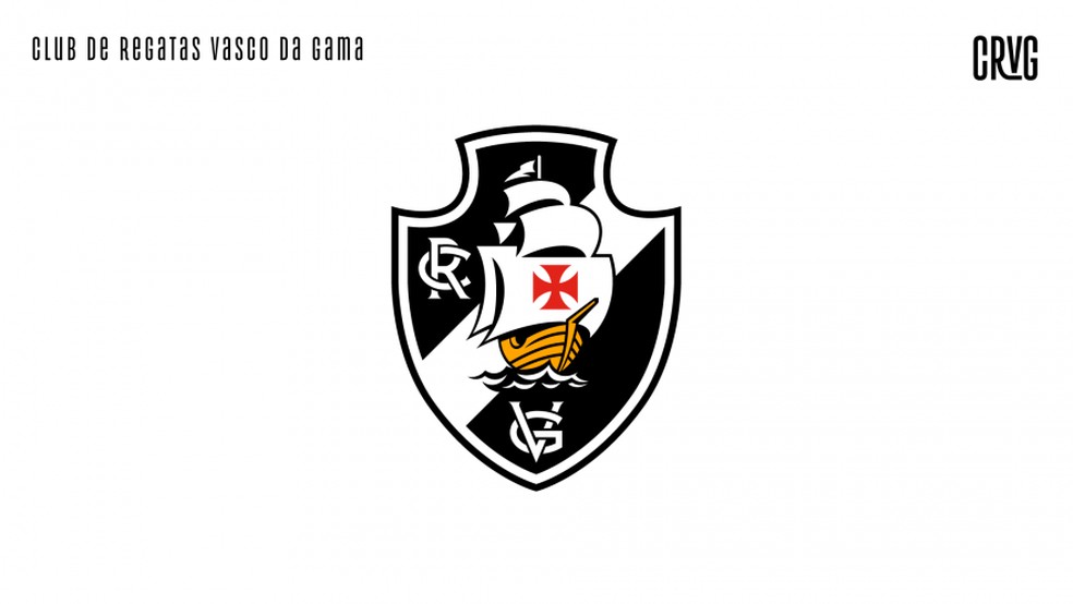 Escudo do Vasco foi atualizado em 2021  Foto: Divulgao/Vasco da Gama