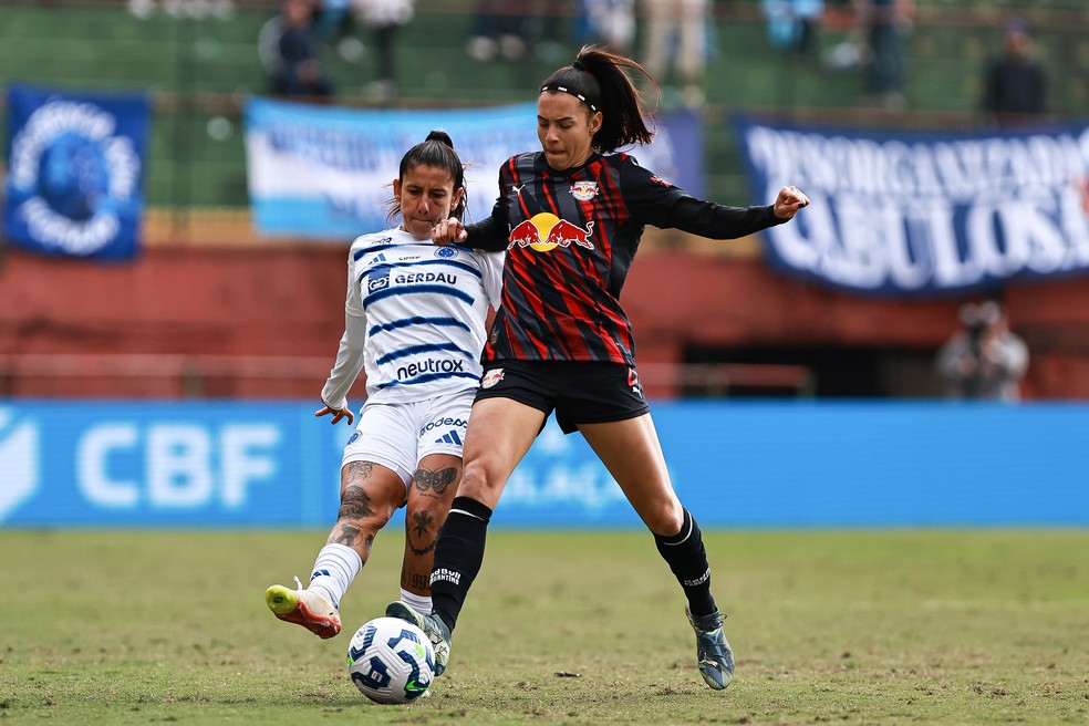 Bragantino Cruzeiro Brasileirão Feminino — Foto: Rebeca Reis/ Staff Images Woman/ CBF