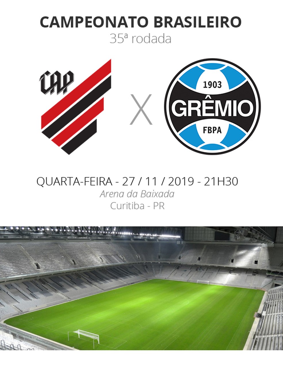 Athletico-PR x Grêmio: onde assistir ao jogo do Brasileirão