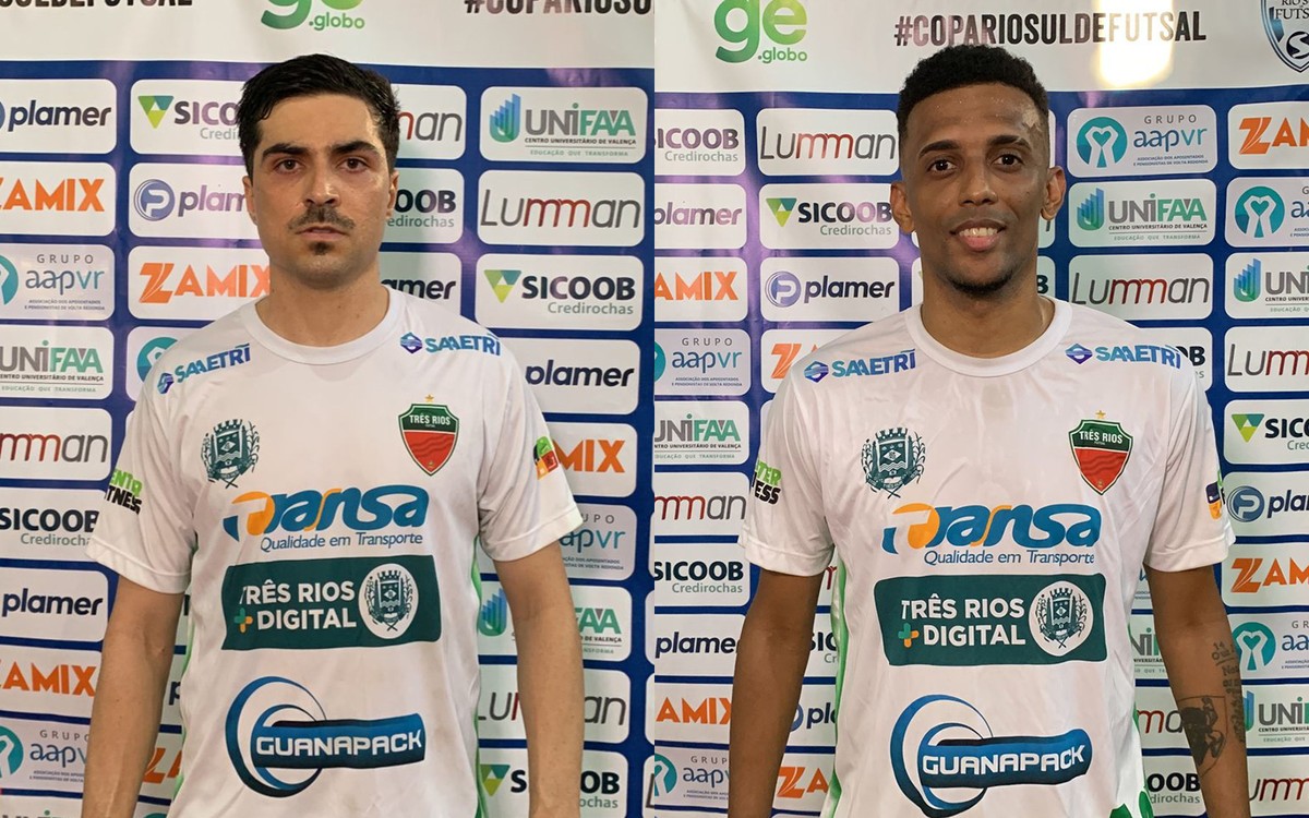 De l’Europe à la Rio Sul Futsal Cup : Jailson Veiga et Igor Eduardo retrouvent les fans de Três Rios |  Coupe de futsal de Rio Sud