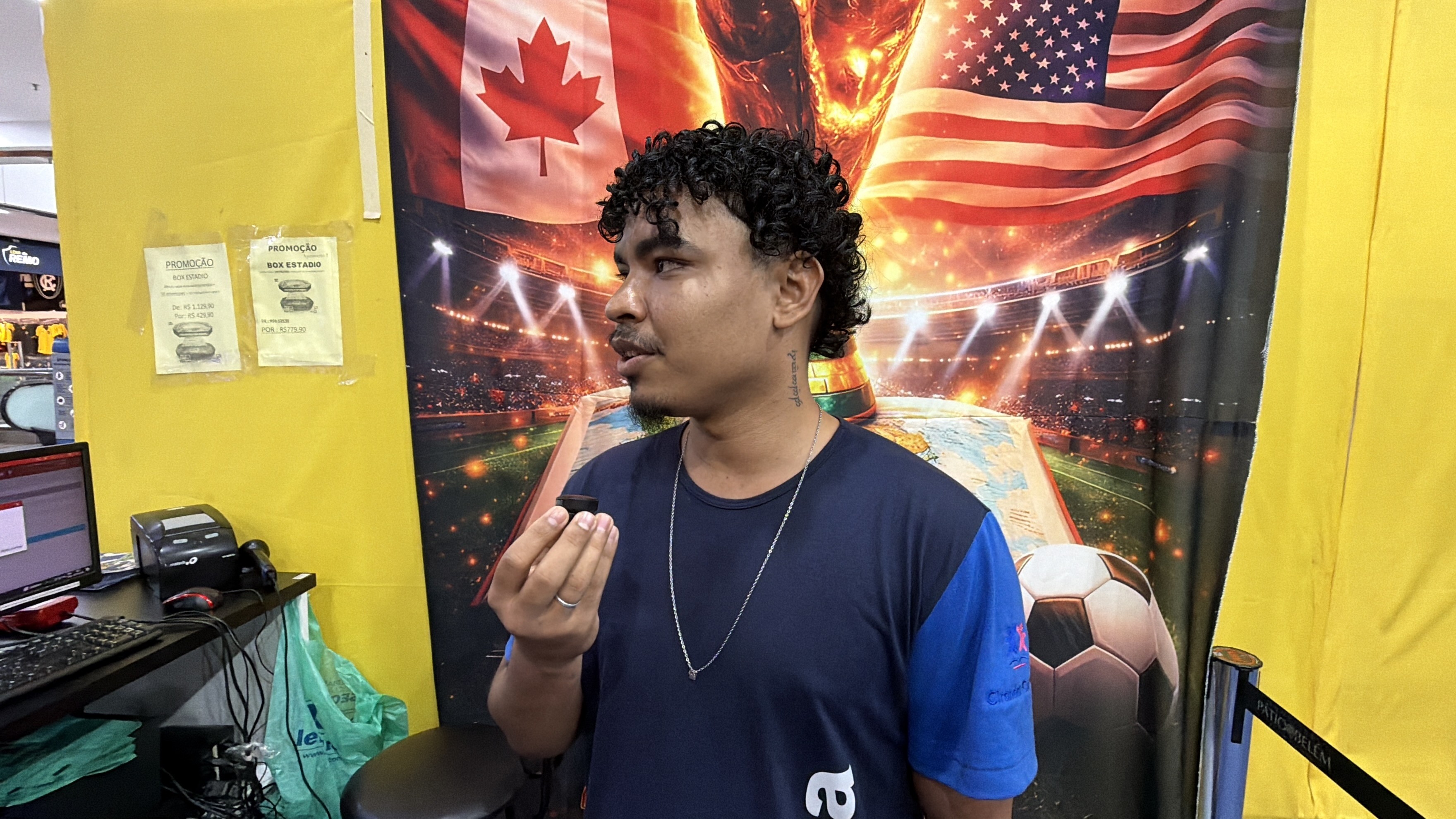 Entre o trabalho e a Copa, paraenses dão "jeitinho" de acompanhar o Brasil nos dias de jogo