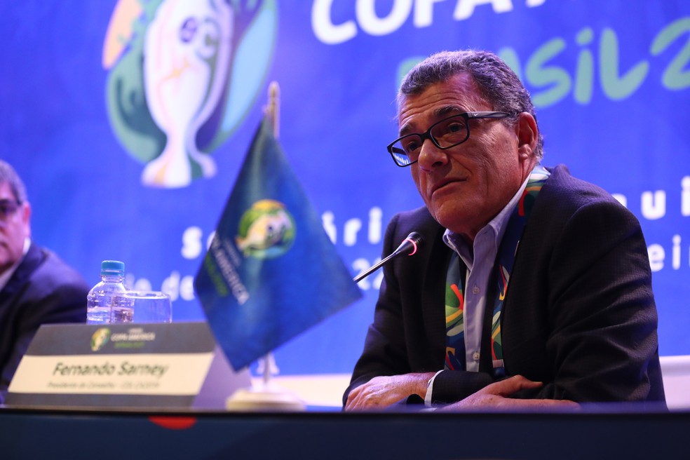 Fernando Sarney  o interventor da CBF nomeado pela Justia  Foto: Lucas Magalhes/CBF