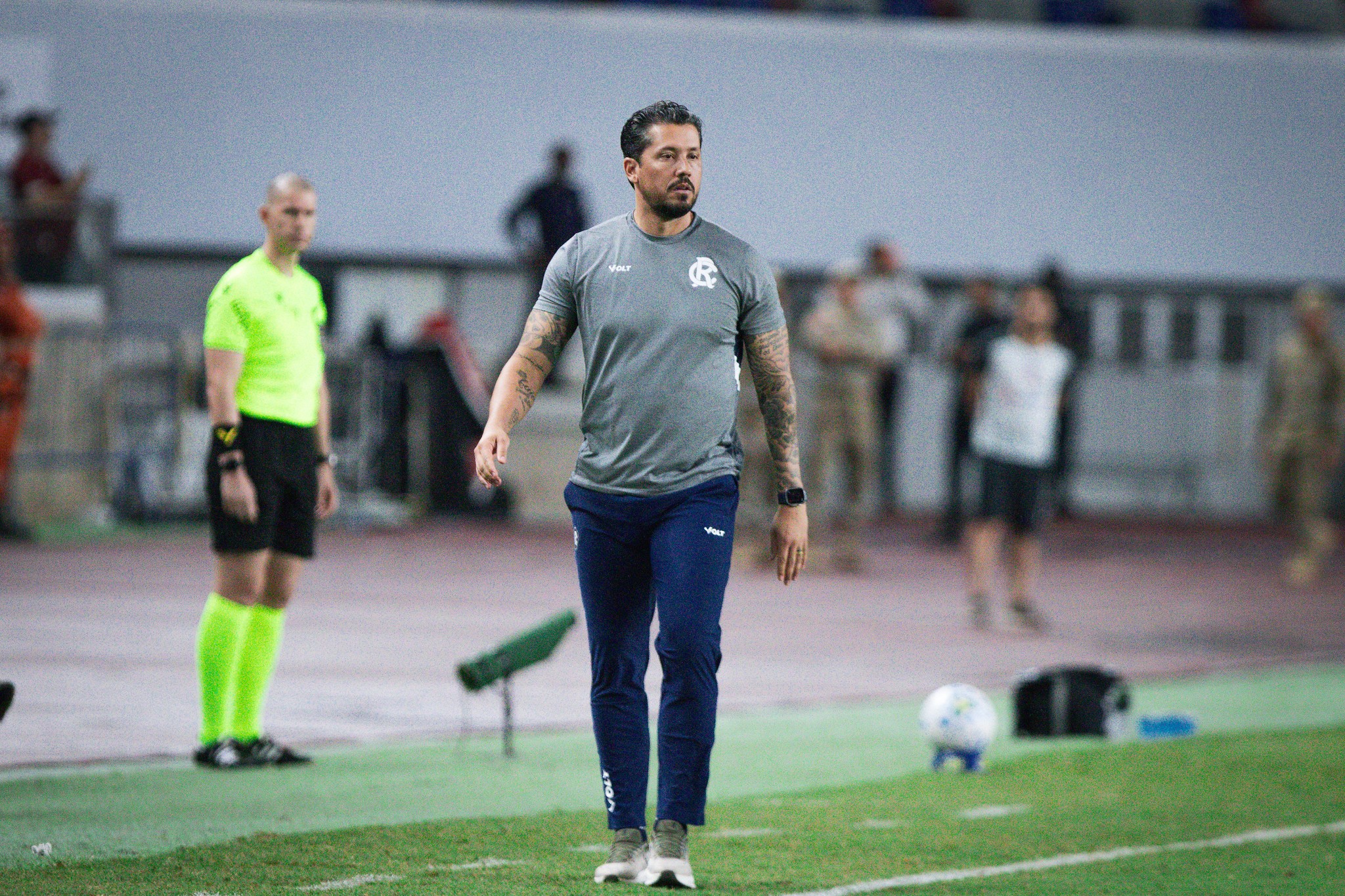 Carpini lamenta empate do Remo com o Grêmio e diz que pênalti mudaria cenário