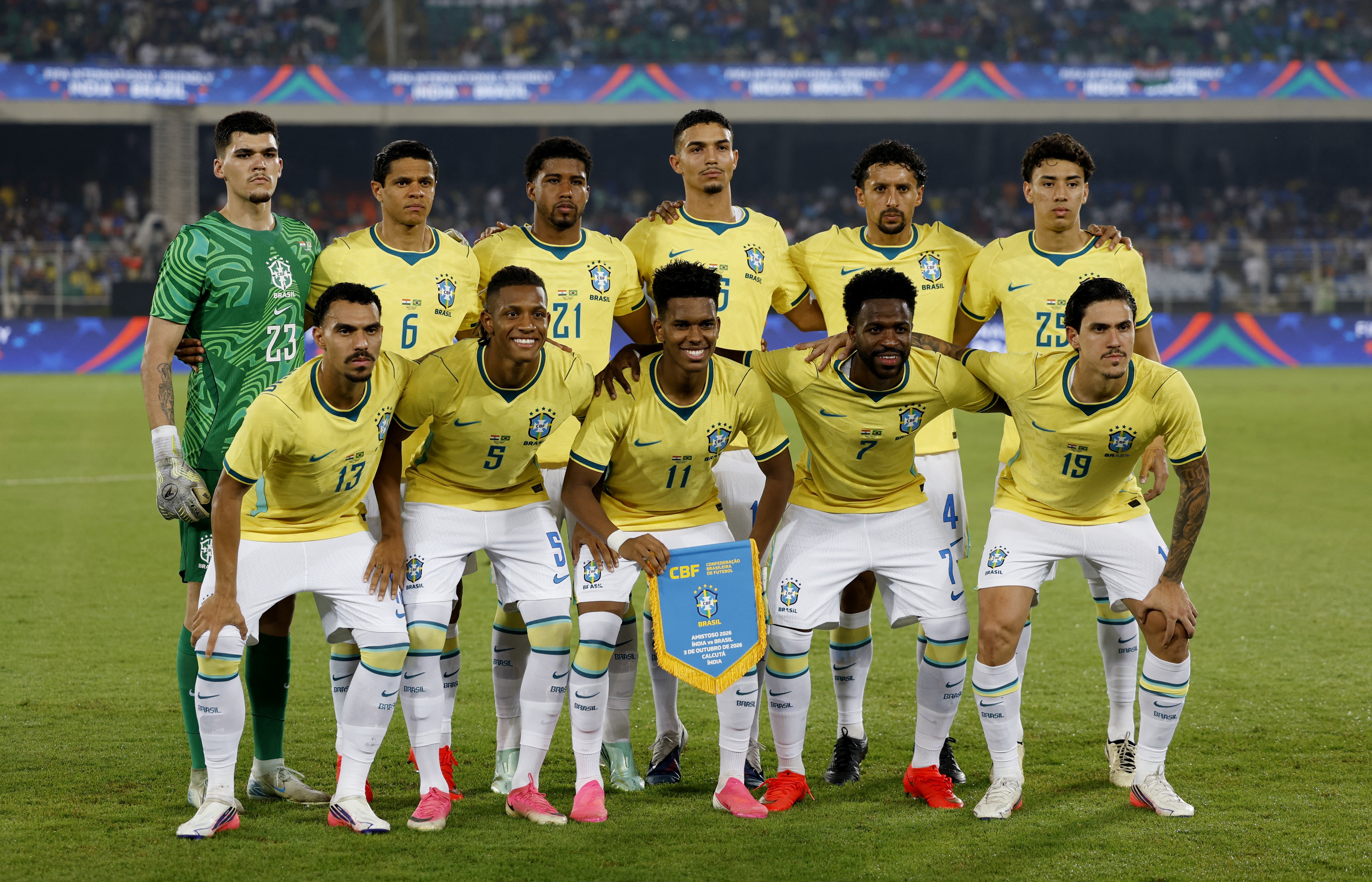 Atuações da Seleção: Samuel Lino faz dois e se destaca junto de Estêvão e Pedro; dê suas notas
