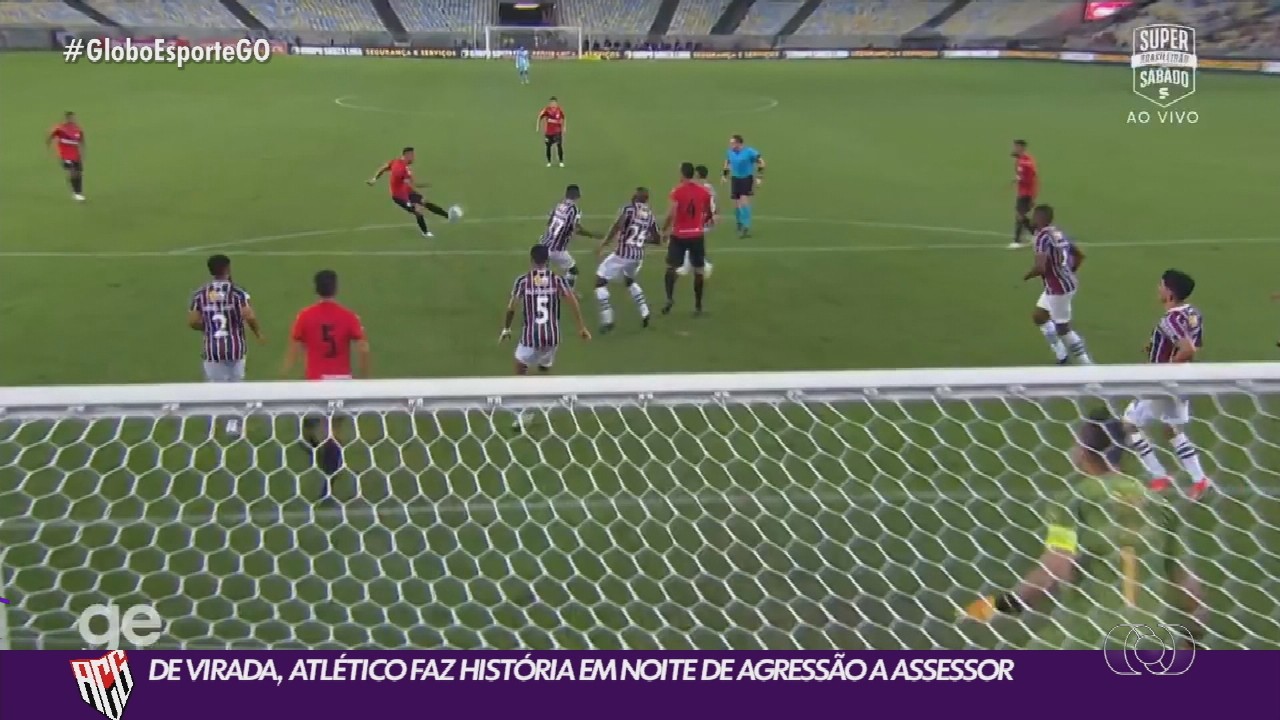 Atlético-GO vence o Fluminense por 2 a 1,bet365 futebol brasilvirada, no Maracanã