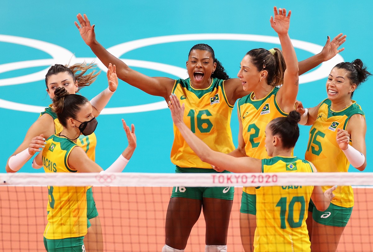 No vôlei feminino, Brasil vence Coreia do Sul na estreia olímpica