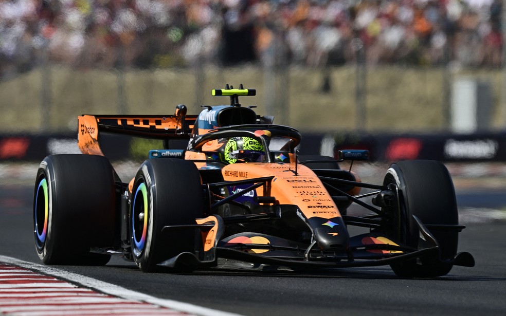 Lando Norris no GP da Hungria de F1 — Foto: Reuters