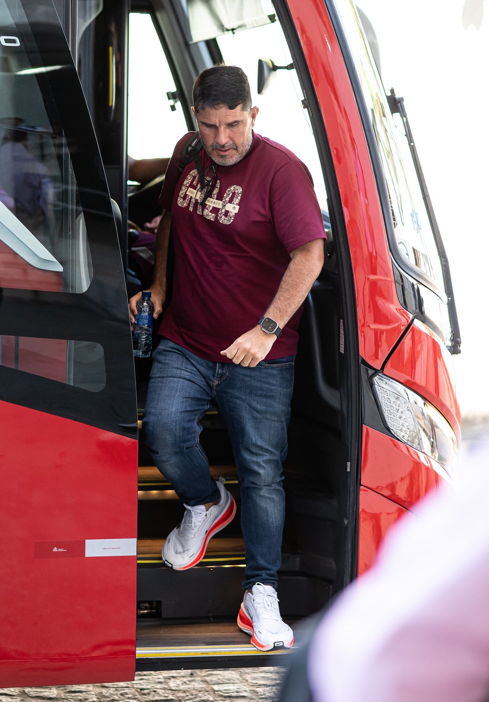 Eduardo Barroca, técnico do CRB — Foto: Francisco Cedrim/ASCOM CRB