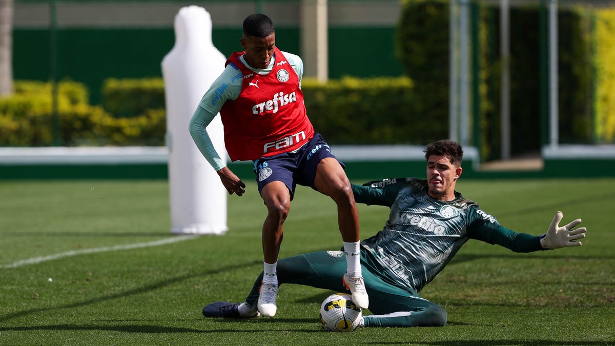 Escala O Palmeiras Treina Antes De Viagem A Belo Horizonte E Vanderlan Pode Ter Chance