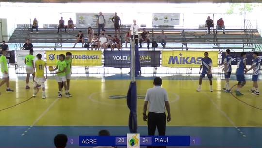 Com novo 3 a 0 contra, Acre sofre 2ª derrota no Brasileiropokerstars a dinheiro realSeleçõespokerstars a dinheiro realVôlei Sub-16 2ª divisão - Foto: (Reprodução/Canal Vôlei Brasil)