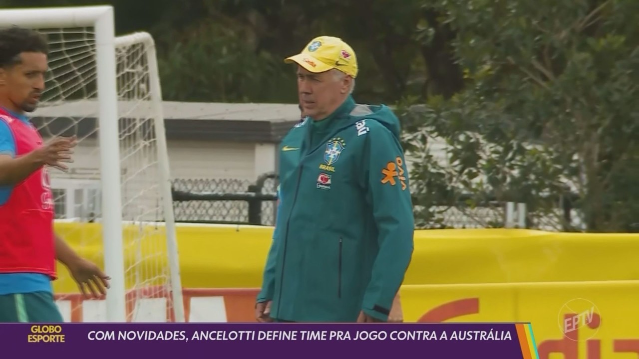 Brasil enfrenta Austrália em amistoso; confira escalações e onde assistir