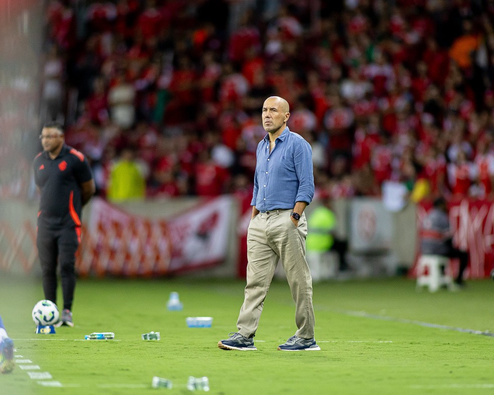 Leonardo Jardim; Inter x Cruzeiro — Foto: Lucas Bubols