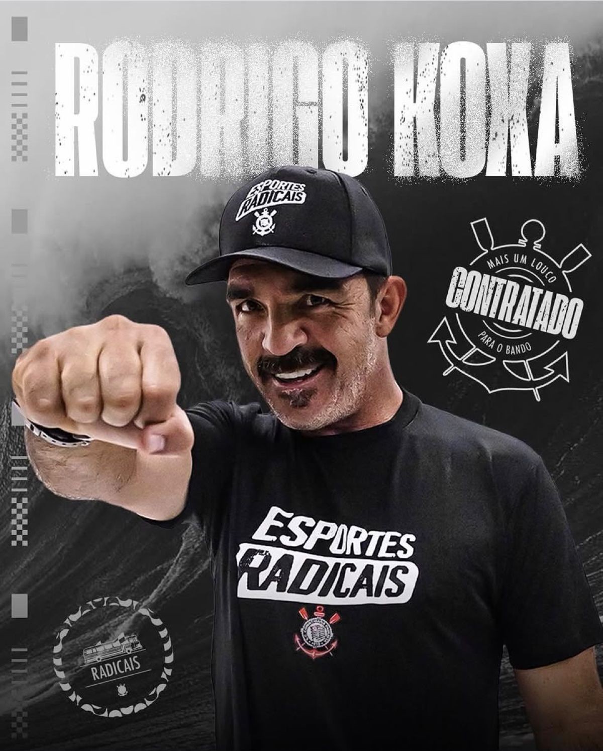 Corinthians contrata recordista mundial de ondas gigantes para sua equipe de Esportes Radicais