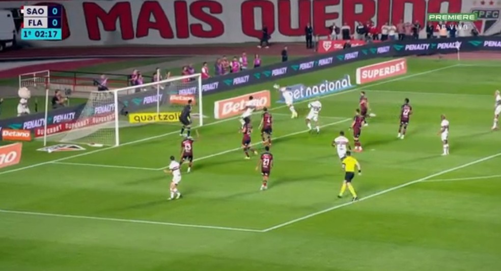 Chance de Wellington Rato contra o Flamengo