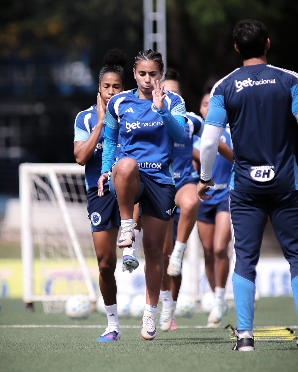 Treino do Cruzeiro Feminino
