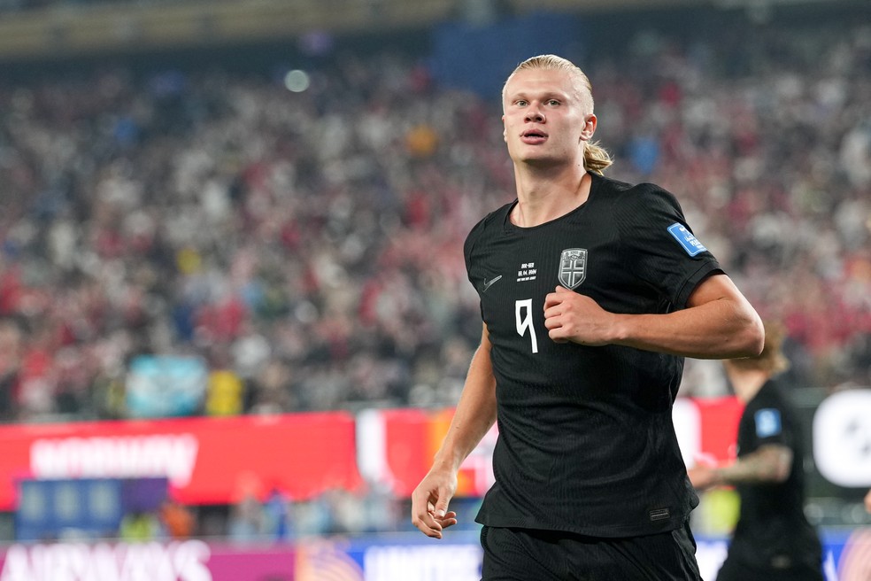 Haaland comemora gol na Copa — recorde de Fontaine