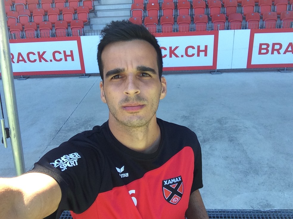 Matheus Leoni, novo lateral do Xamax — Foto: Matheus Leoni/ Arquivo pessoal