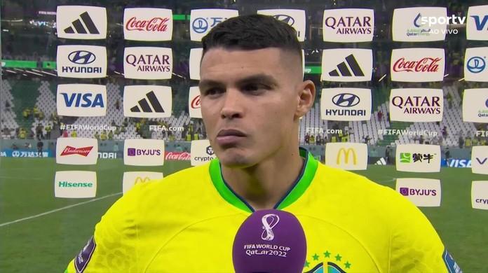 Thiago Silva lamenta eliminação do Brasil na Copa: Não vou conseguir  levantar essa taça, seleção brasileira