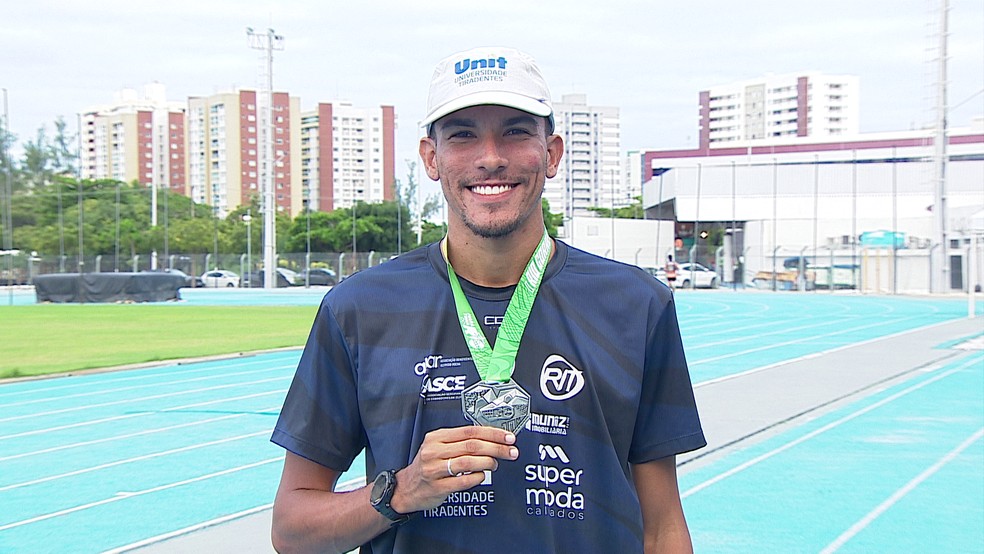 Bruno Santos durante preparação para o Troféu Brasil