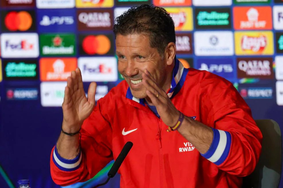 Simeone tenta tirar pressão sobre Atlético de Madrid na semifinal da Champions: "Há responsabilidade"