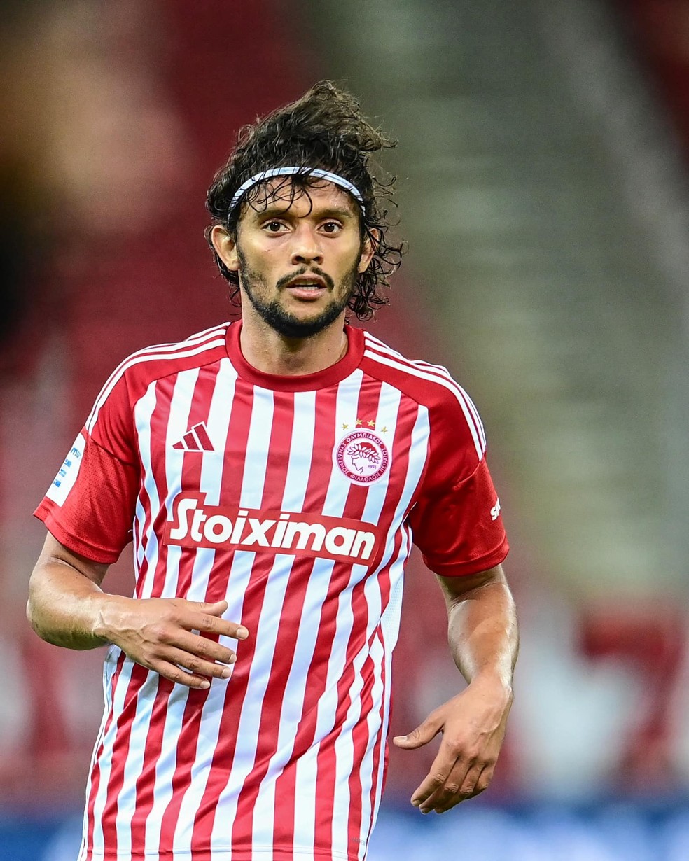 Gustavo Scarpa Olympiacos — Foto: Divulgação/ Olympiacos