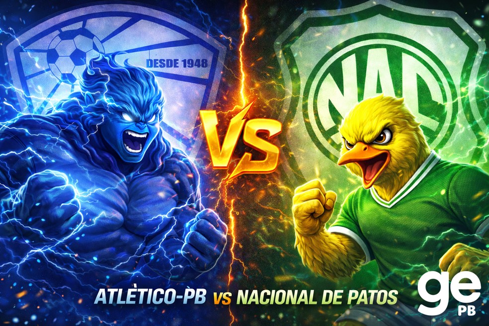 Atl�tico-PB e Nacional de Patos acontece no domingo (1�) � Foto: ChatGPT