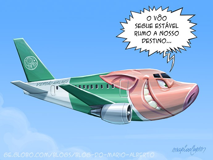 Voando alto