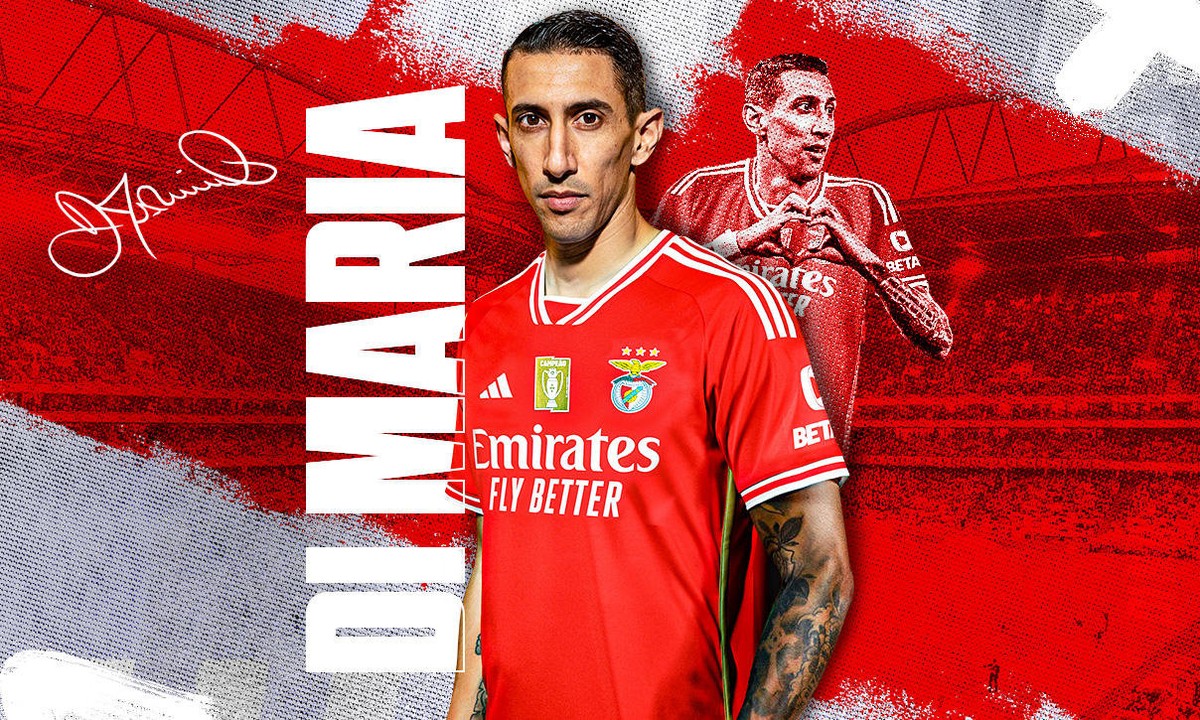 Benfica anuncia a contratação de Di María, por uma temporada futebol português ge