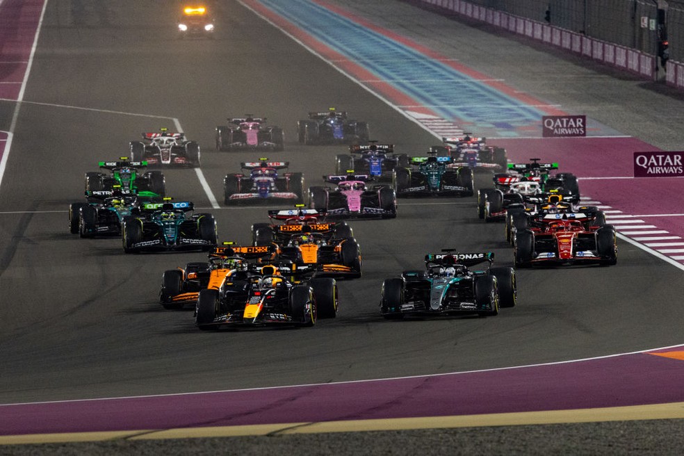 Largada do GP do Catar da F1 2024 — Foto: Kym Illman/Getty Images