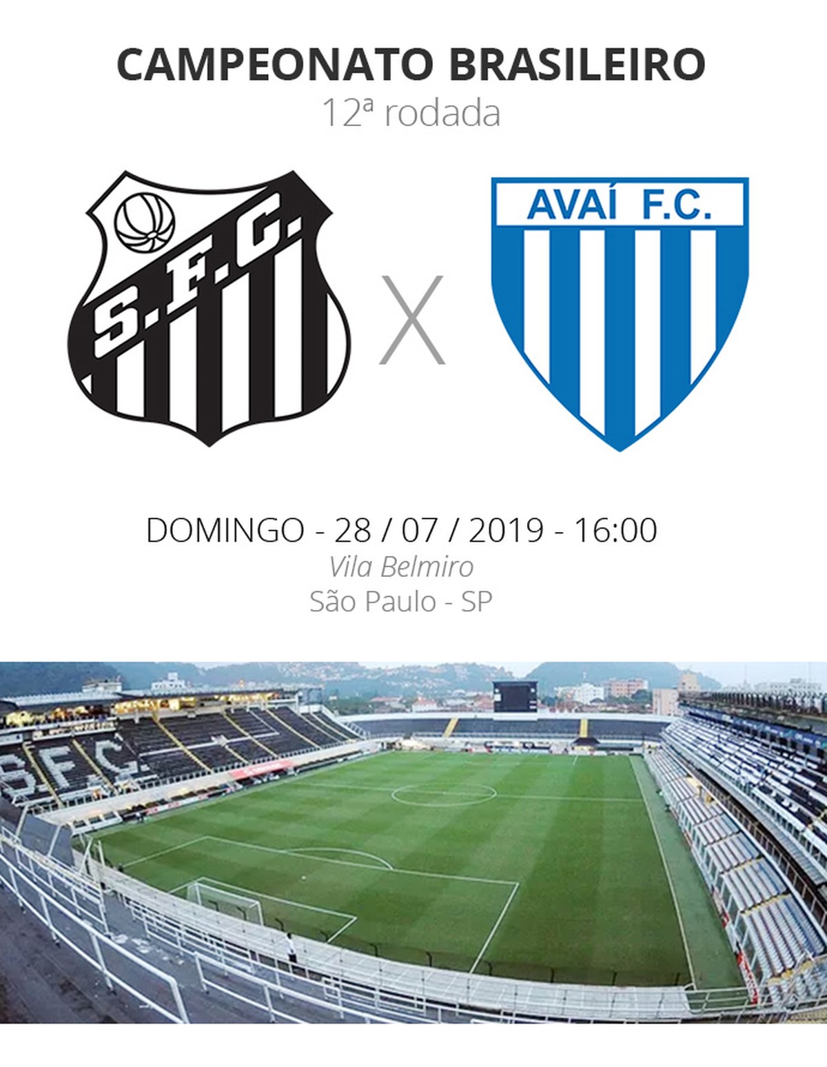 Santos x Avaí tudo o que você precisa saber sobre o jogo da rodada 12