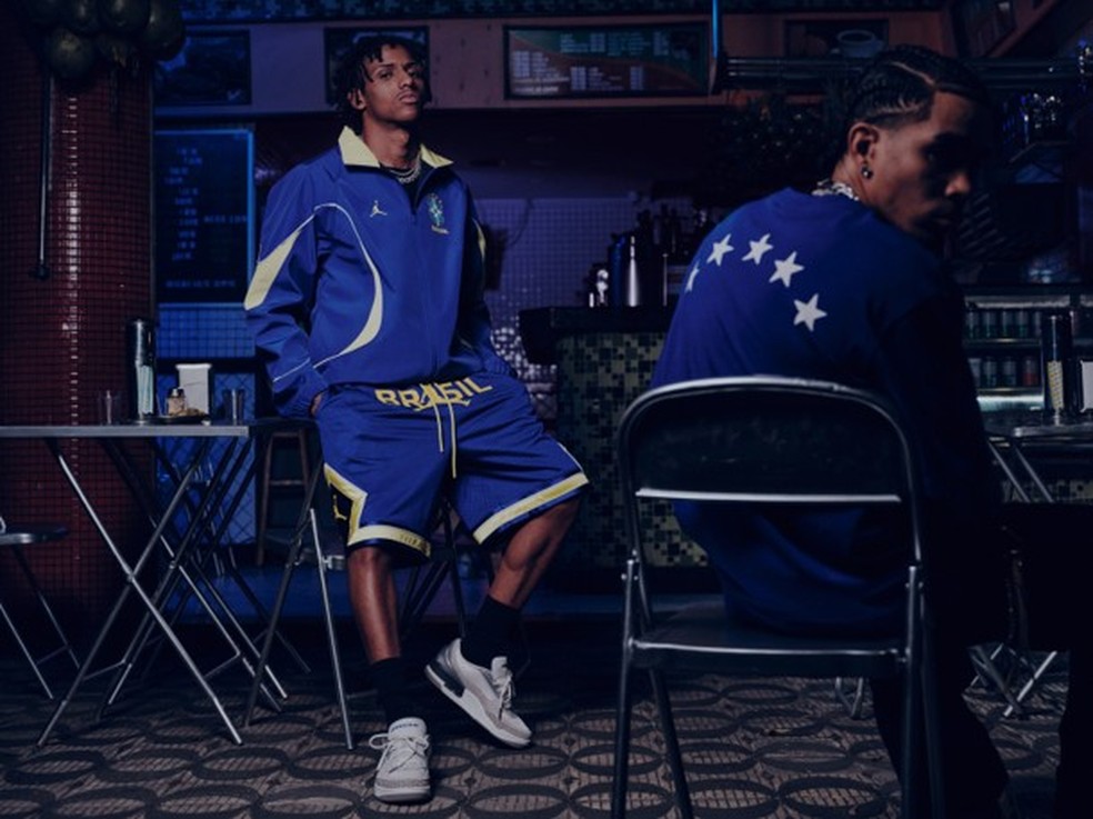 Novo uniforme 2 da seleção brasileira — Foto: Divulgação/Jordan/Nike