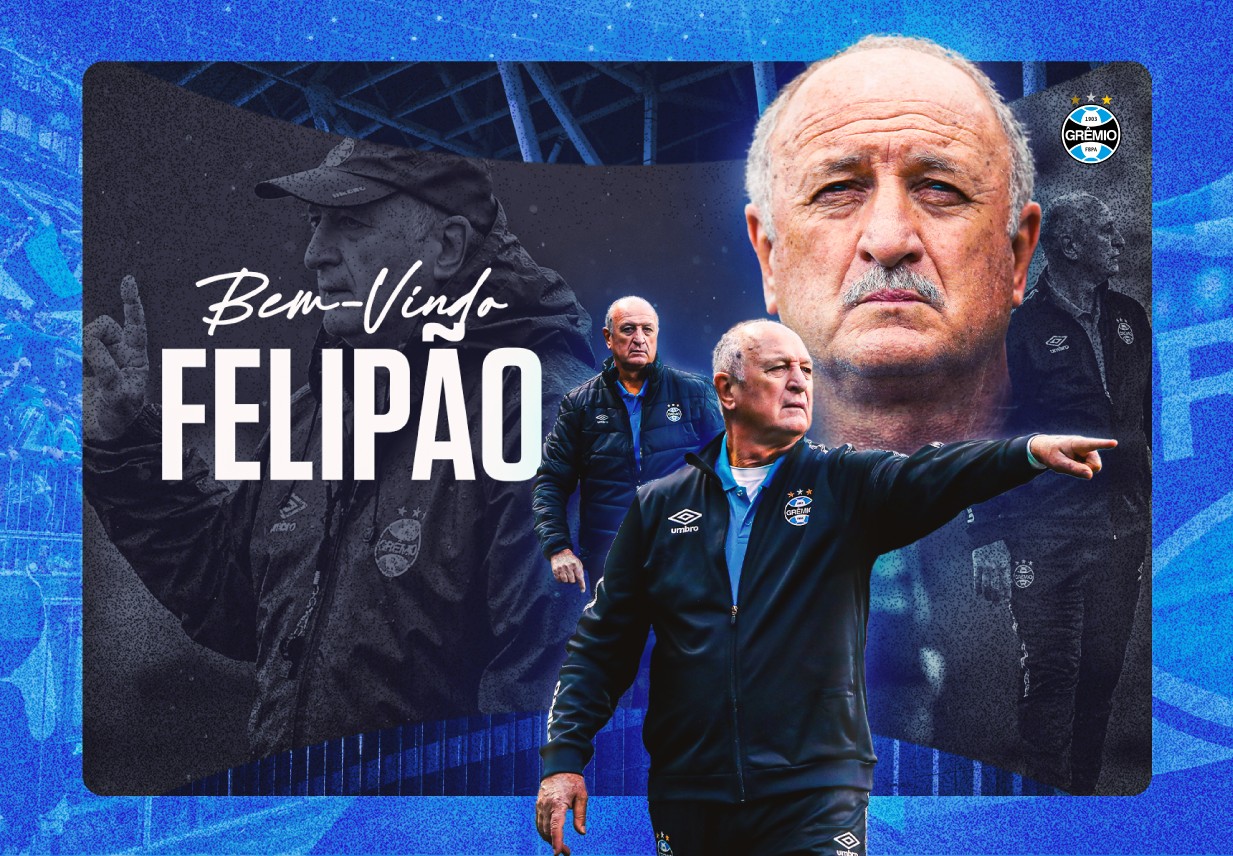 Felipão retorna ao Grêmio como coordenador técnico