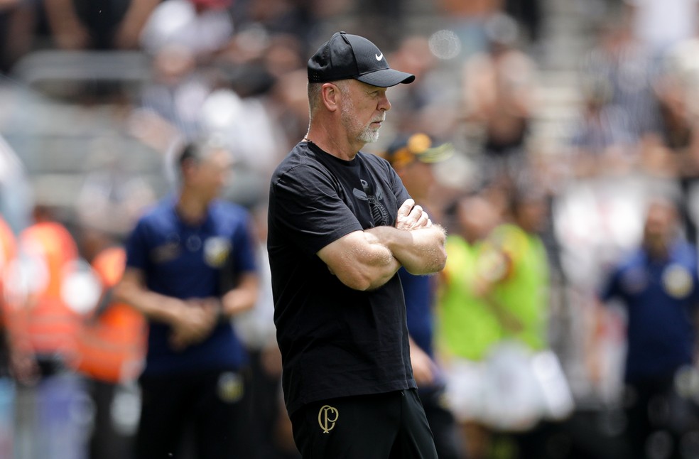 Mano Menezes em Corinthians x Novorizontino — Foto: Agência Corinthians