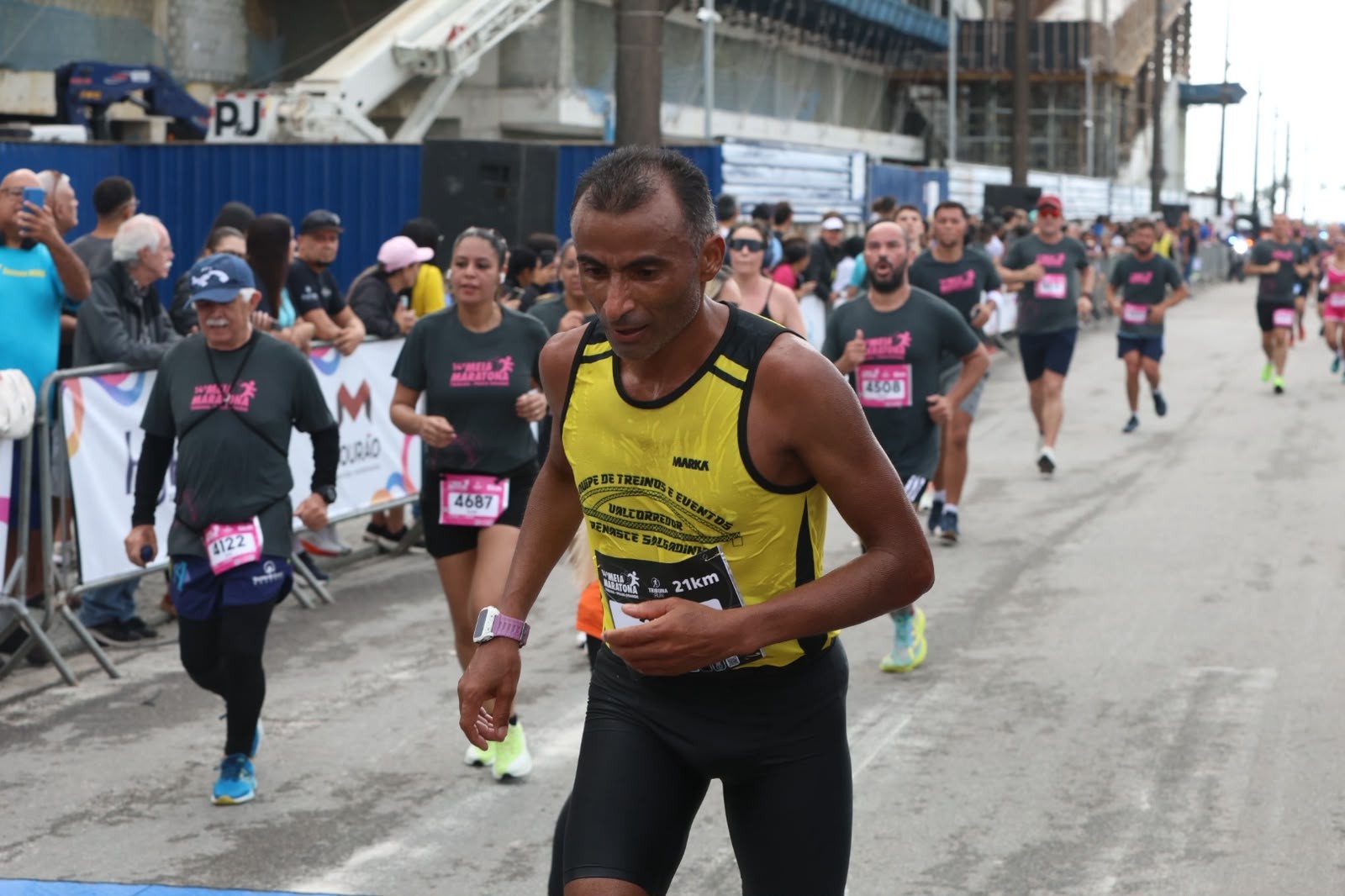 Damião Anselmo de Souza e Maria Aparecida Ferraz vencem a 14ª Meia Maratona Tribuna Praia Grande