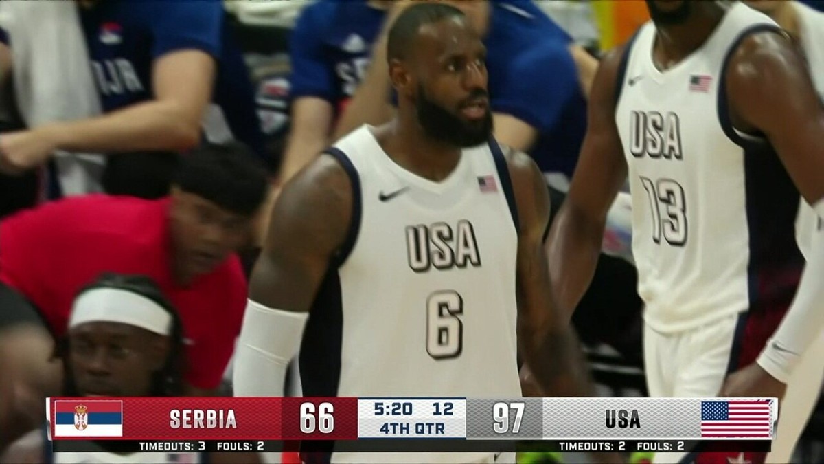 With LeBron and Curry, USA beats Serbia in pre-Olympic friendly |  Olympics