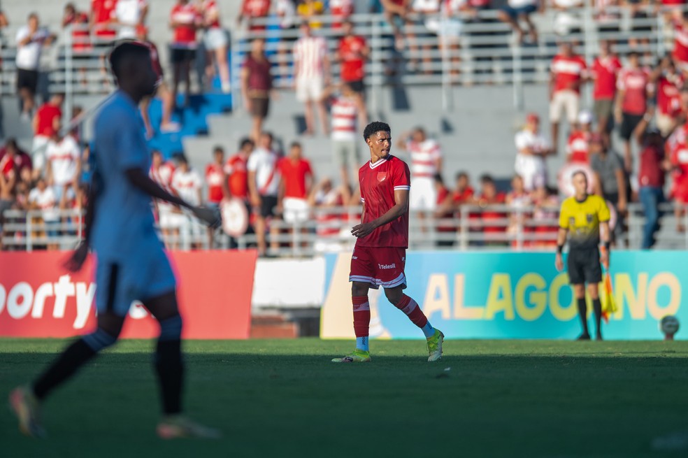 CRB não fez bom jogo contra o ASA e perdeu por 3 a 0, no Rei Pelé — Foto: Francisco Cedrim/Ascom CRB