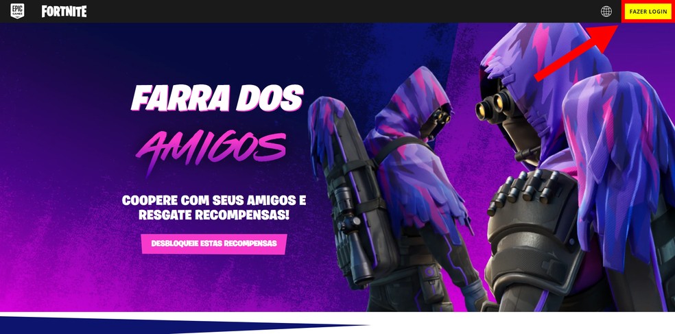 Fortnite Brasil on X: Jogue com seus amigos e ganhe recompensas