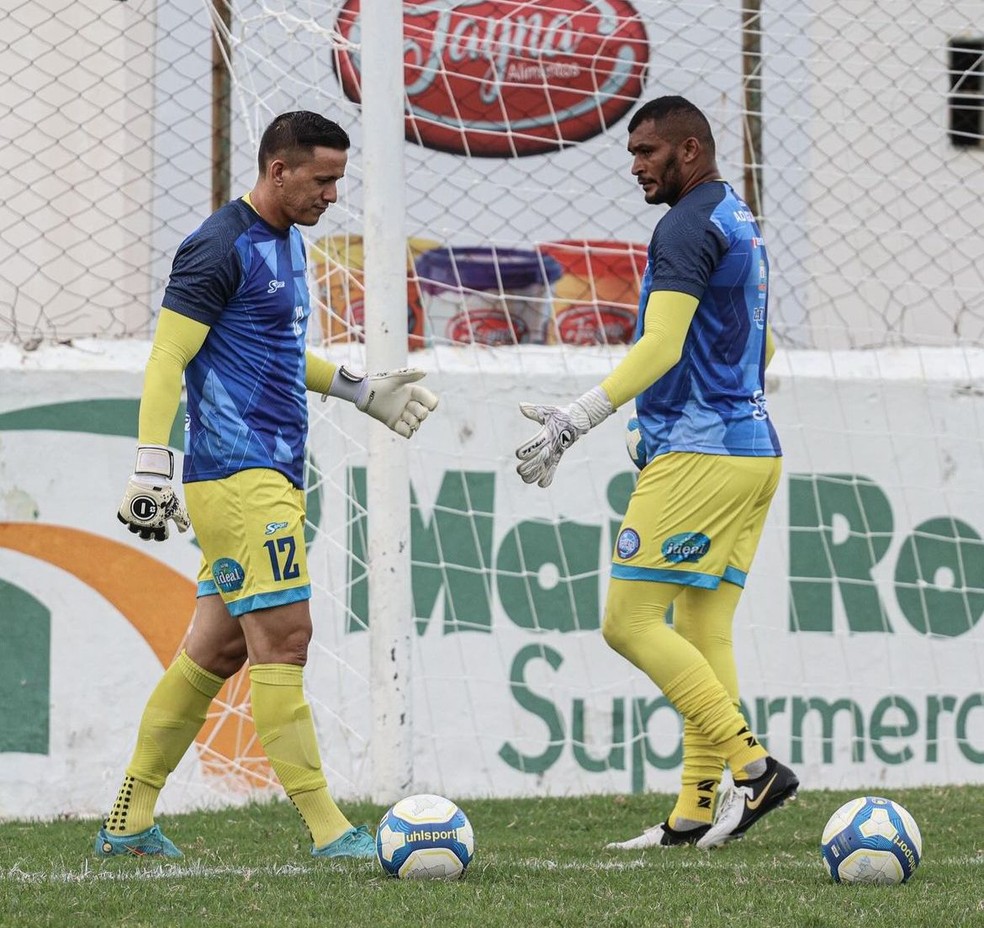 Mauro Iguatu em treino do Iguatu no Marizão — Foto: Divulgação/Iguatu
