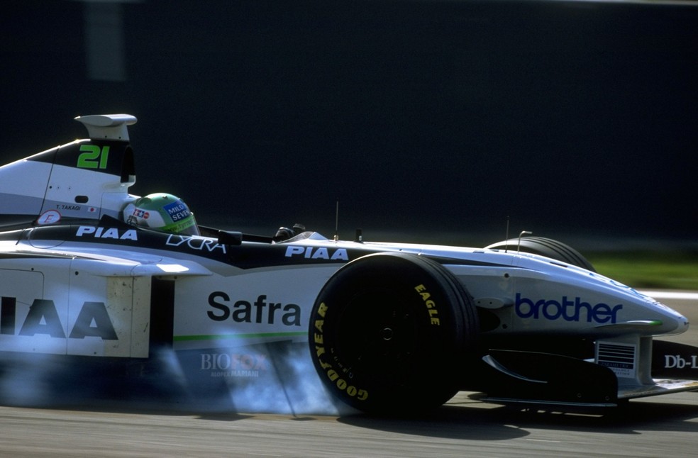 タカボー Tora Takagi foi o último piloto a correr prova pela Tyrrell e teve