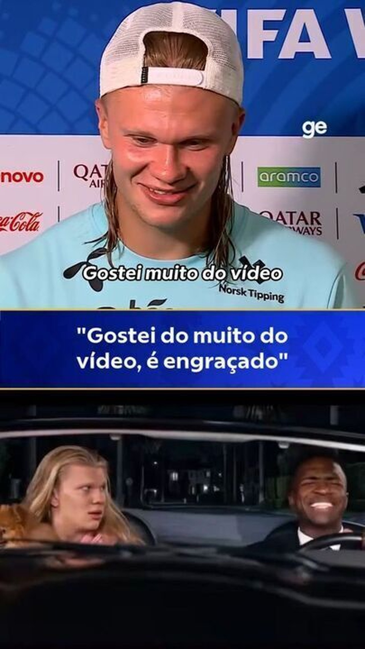 Haaland fica "cronicamente online" e responde fãs em onda de comentários