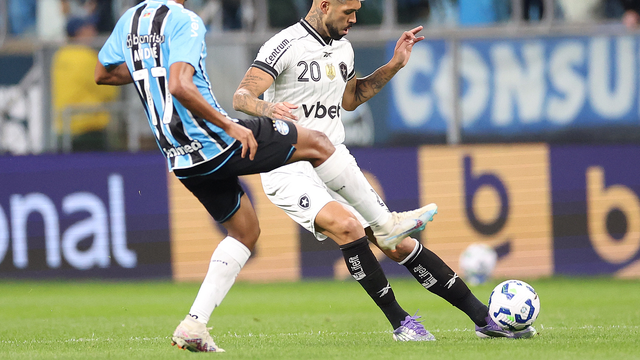 Barboza em Grêmio 1 x 1 Botafogo, no Brasileirão 2025