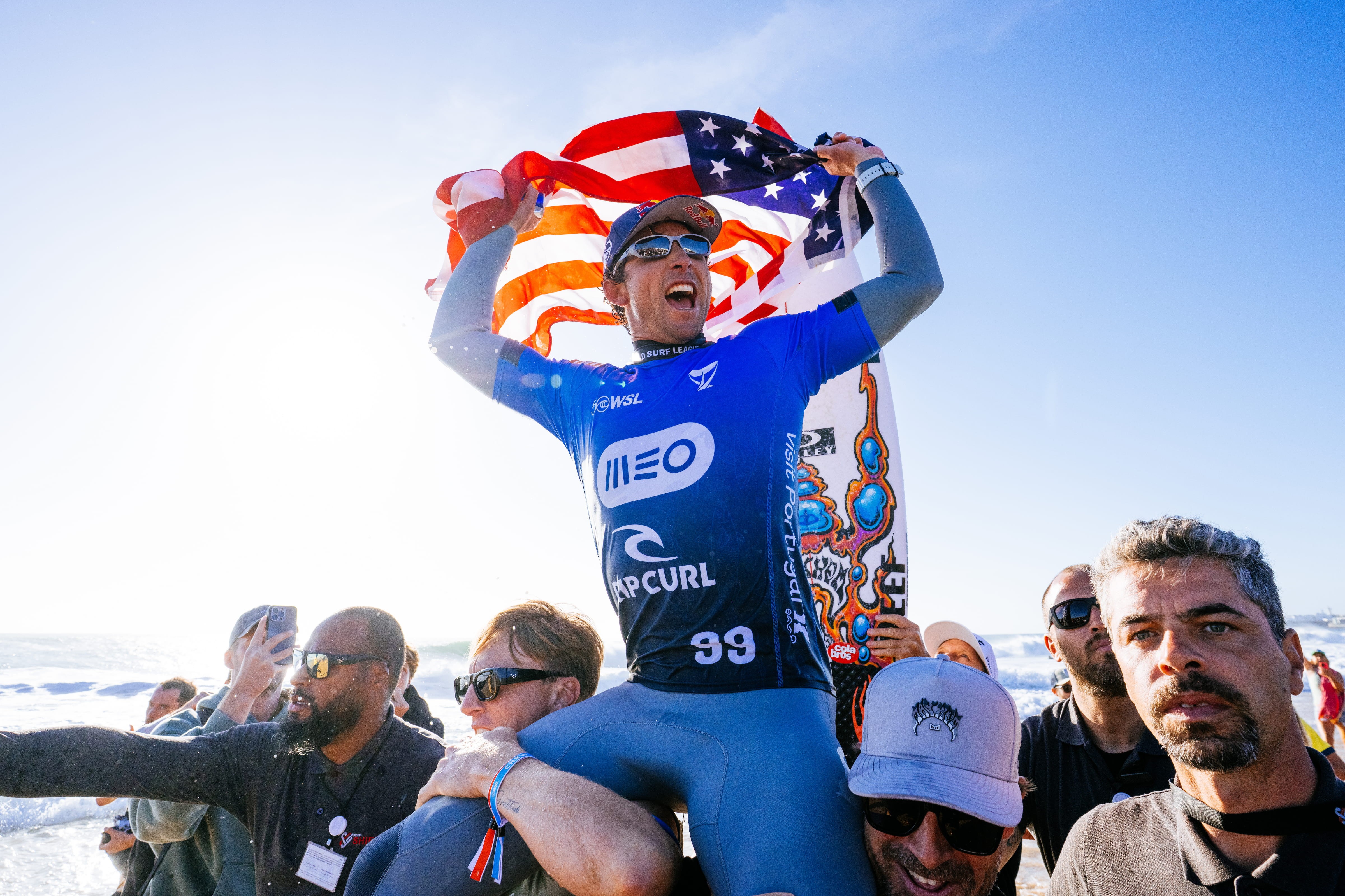 Gabriel Medina perde para Griffin Colapinto em Portugal e adia fim de jejum na WSL