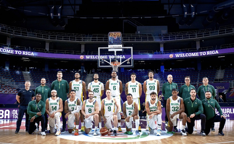 Seleção brasileira masculina de basquete — Foto: Divulgação/CBB