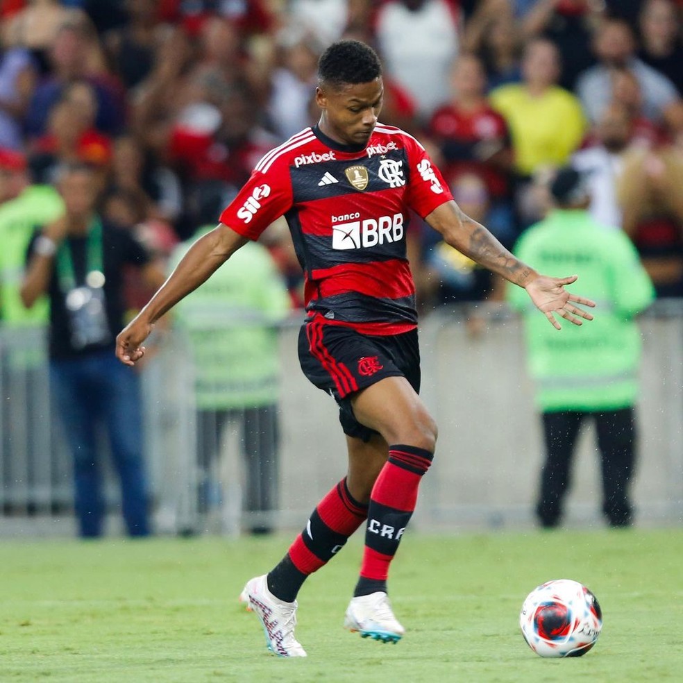 Matheus Fran&ccedil;a em campo pelo Flamengo &mdash; Foto: Arquivo Pessoal