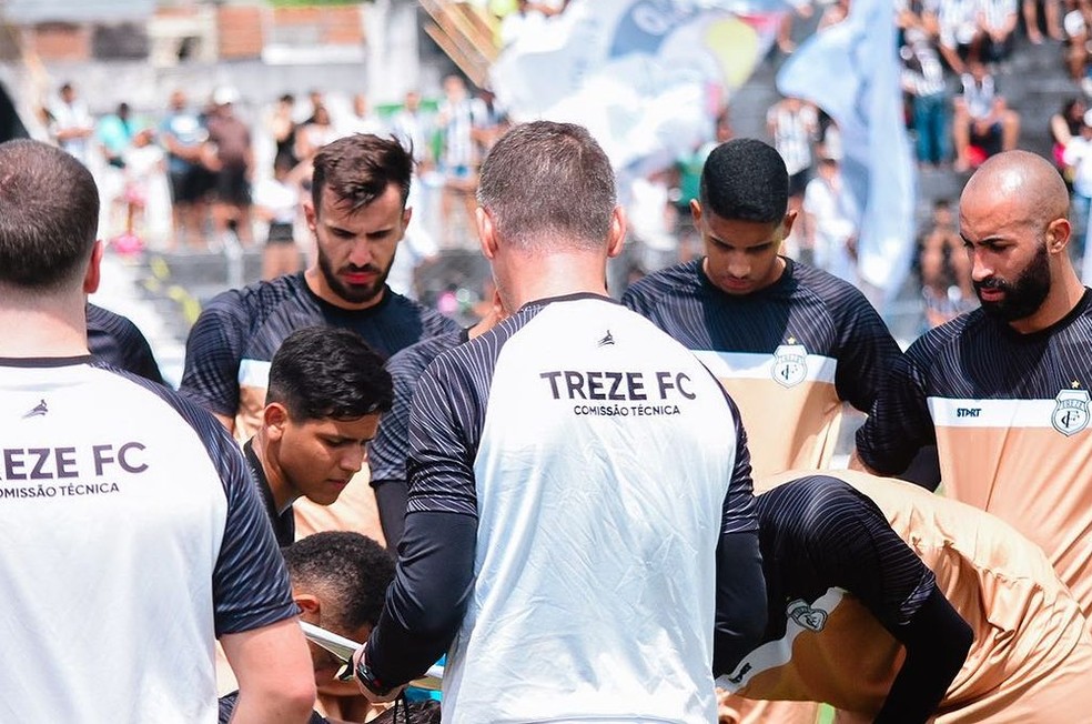 Treze treino aberto, no Presidente Vargas — Foto: Daniel Vieira/Treze