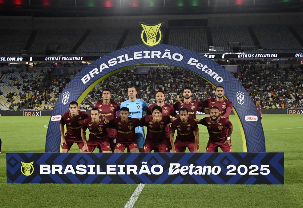 Fluminense em campo.