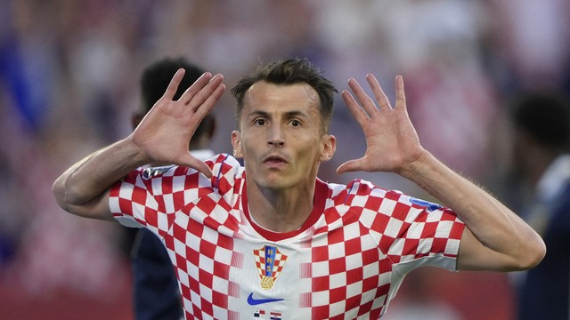 Budimir comemora gol da Croácia